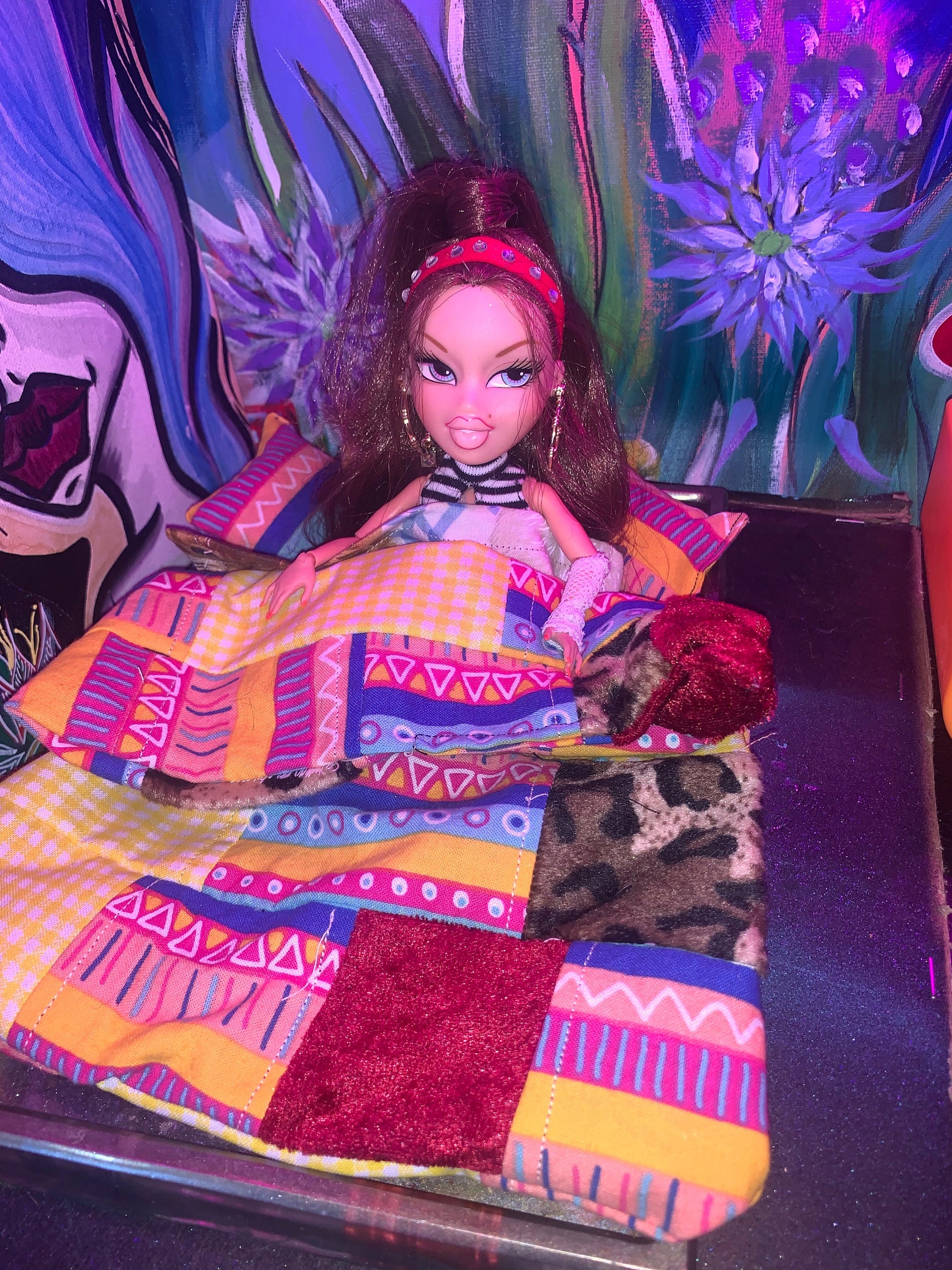 bratzy catzy bedding (for bratz).