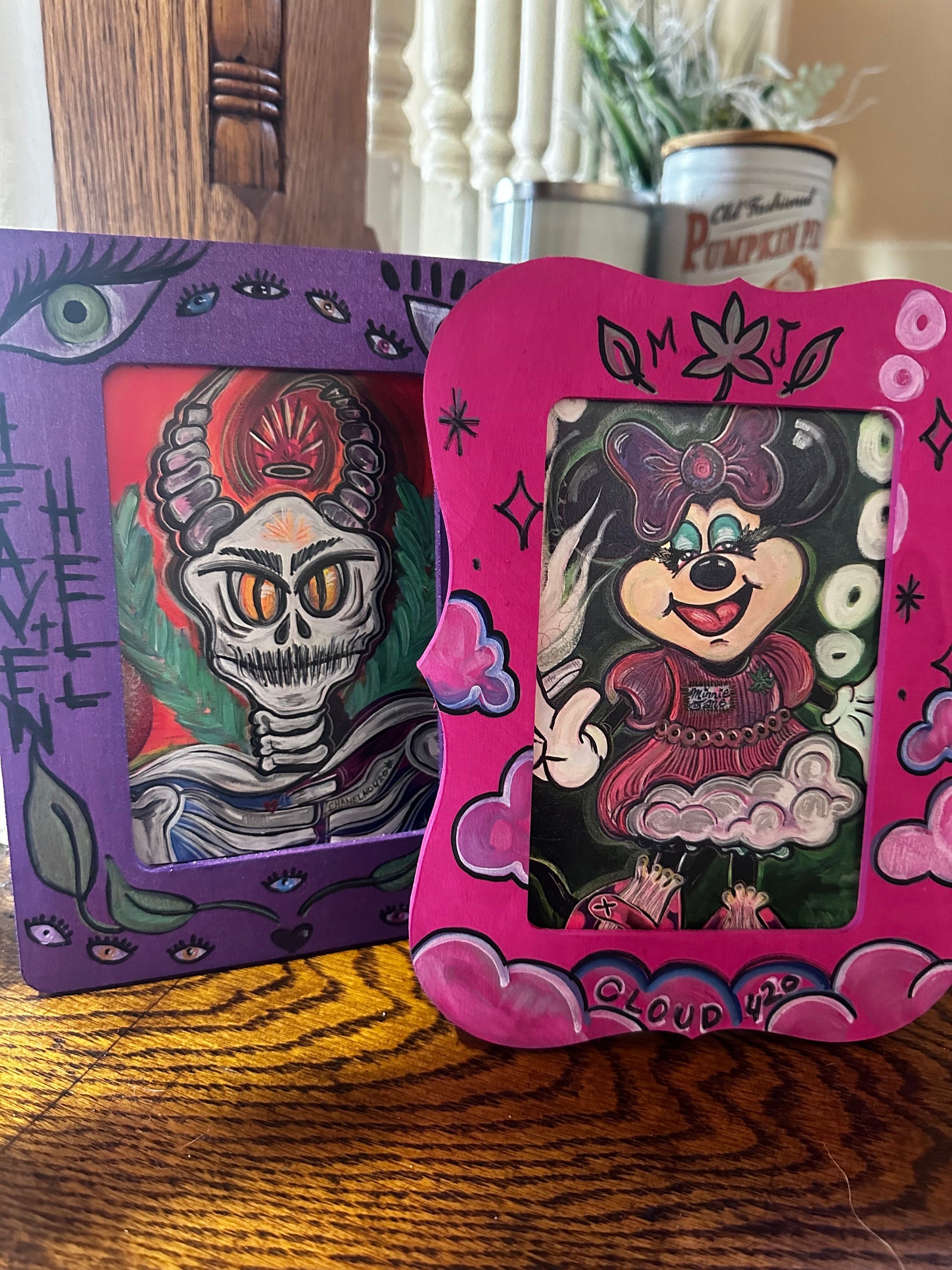 framed art print (Minnie 4.20)