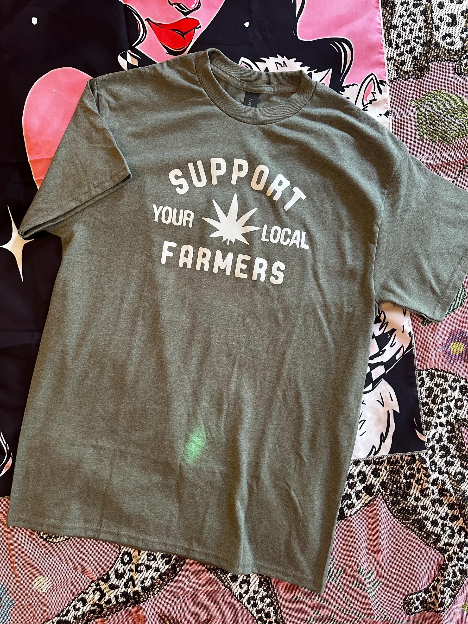 support your local farmers , thc lovers perfect unisex tee.