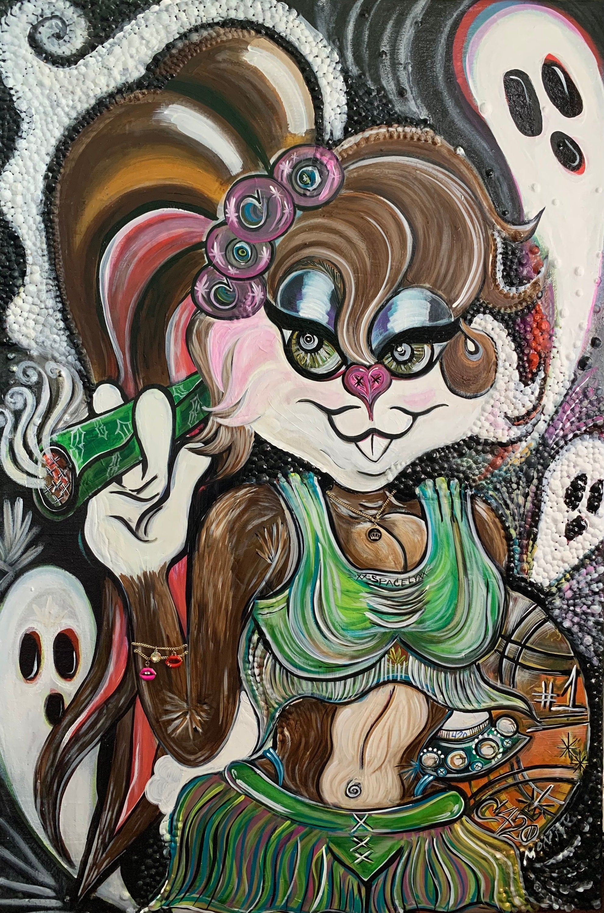 Lola B. smokin' // queen Coco quartz