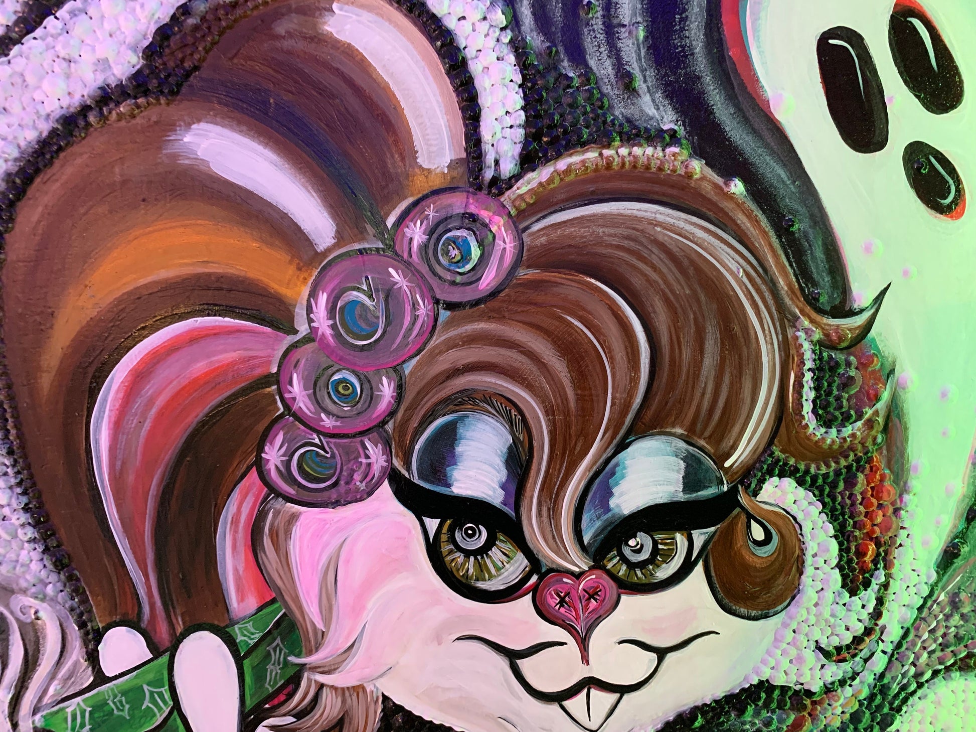 Lola B. smokin' // queen Coco quartz