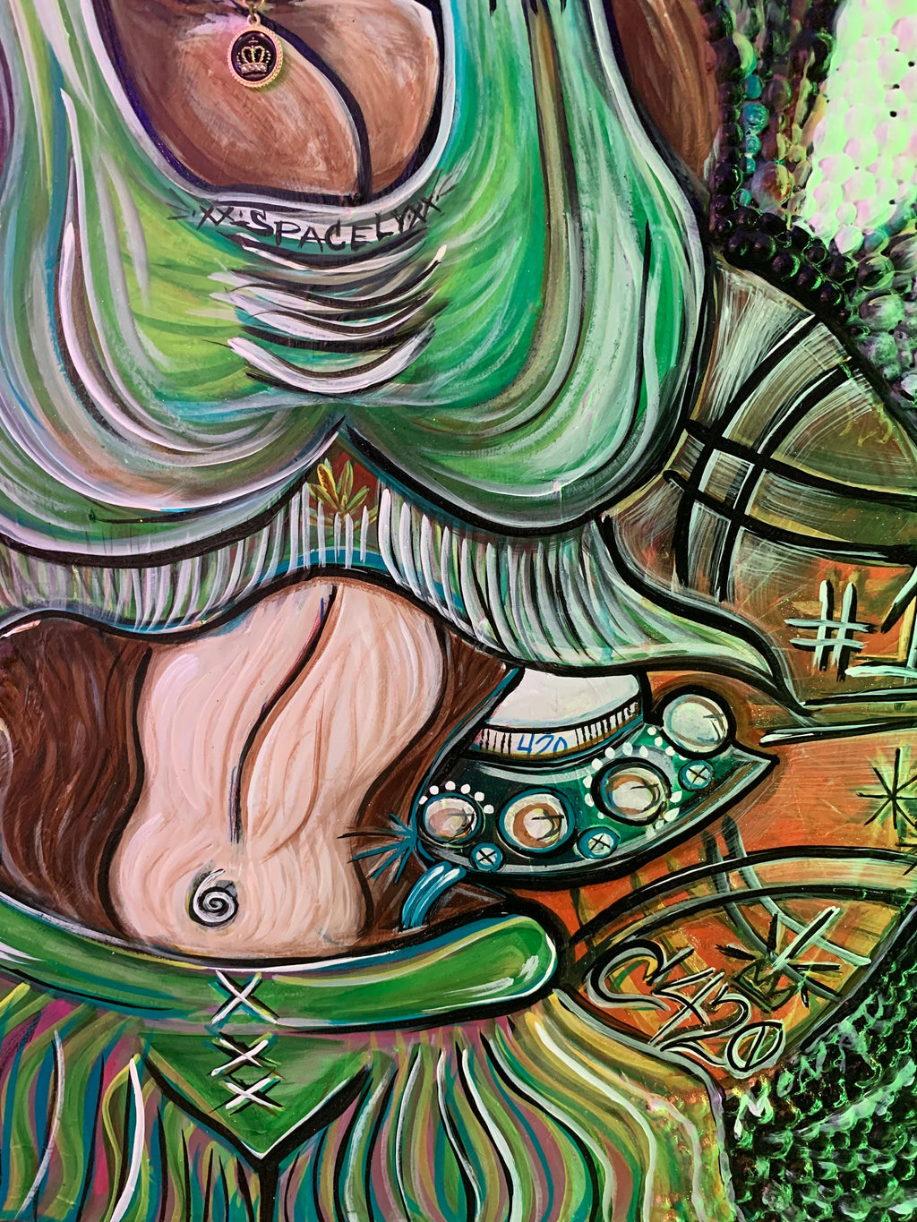 Lola B. smokin' // queen Coco quartz