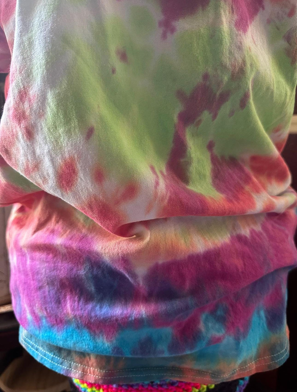 one of a kind, tye dye “stoner” tee, unisex adult size large t-shirt, handmade 2024 clothing