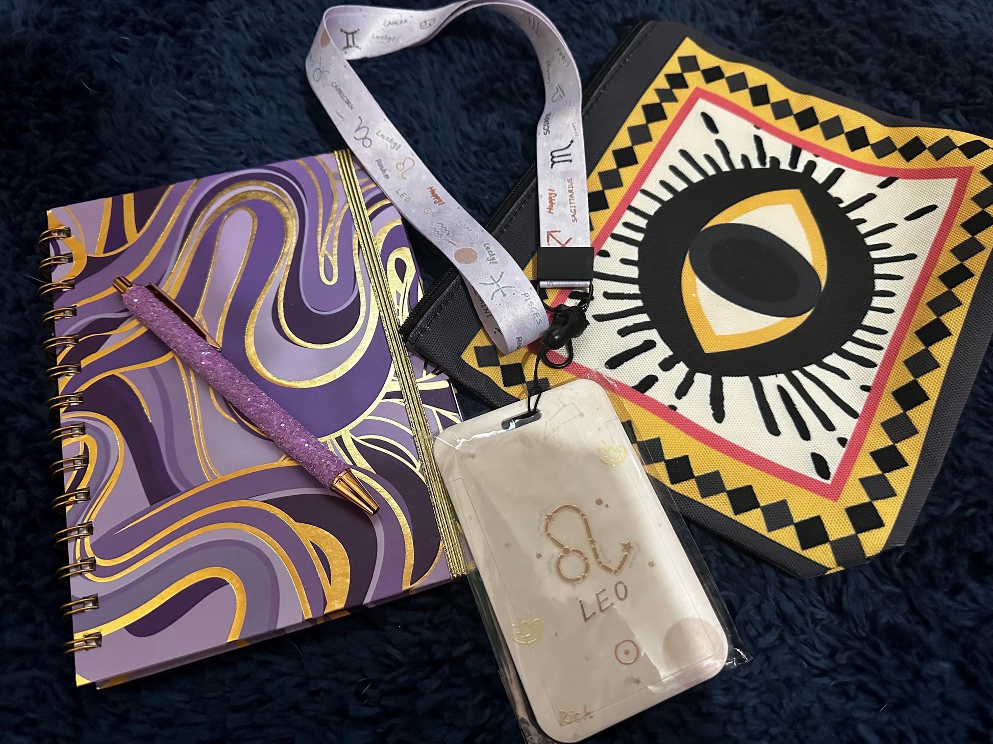 the ultimate Leo gift bag and gift box real deal package full of jewels crystals and goods, it’s Leo season in 3… 2…