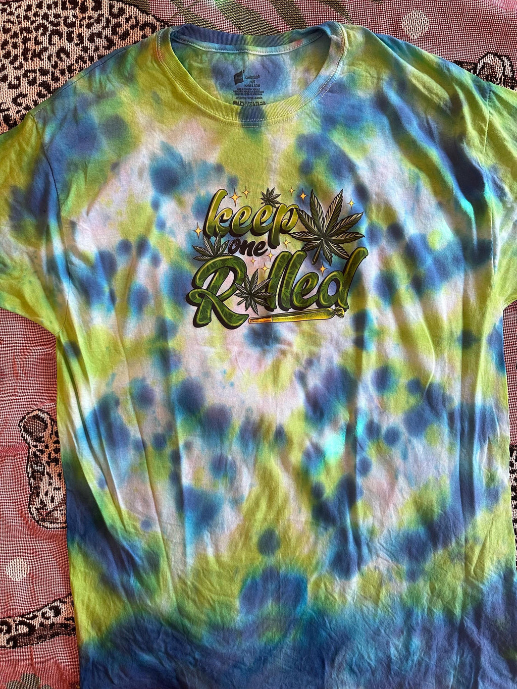 keep one rolled t shirt for 420 stoners essentials 1 of 1